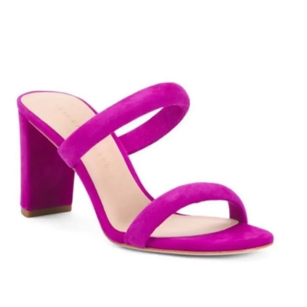 VERONICA BEARD Gauley Slide Sandal in Raspberry Purple, Size 9 Retail $325